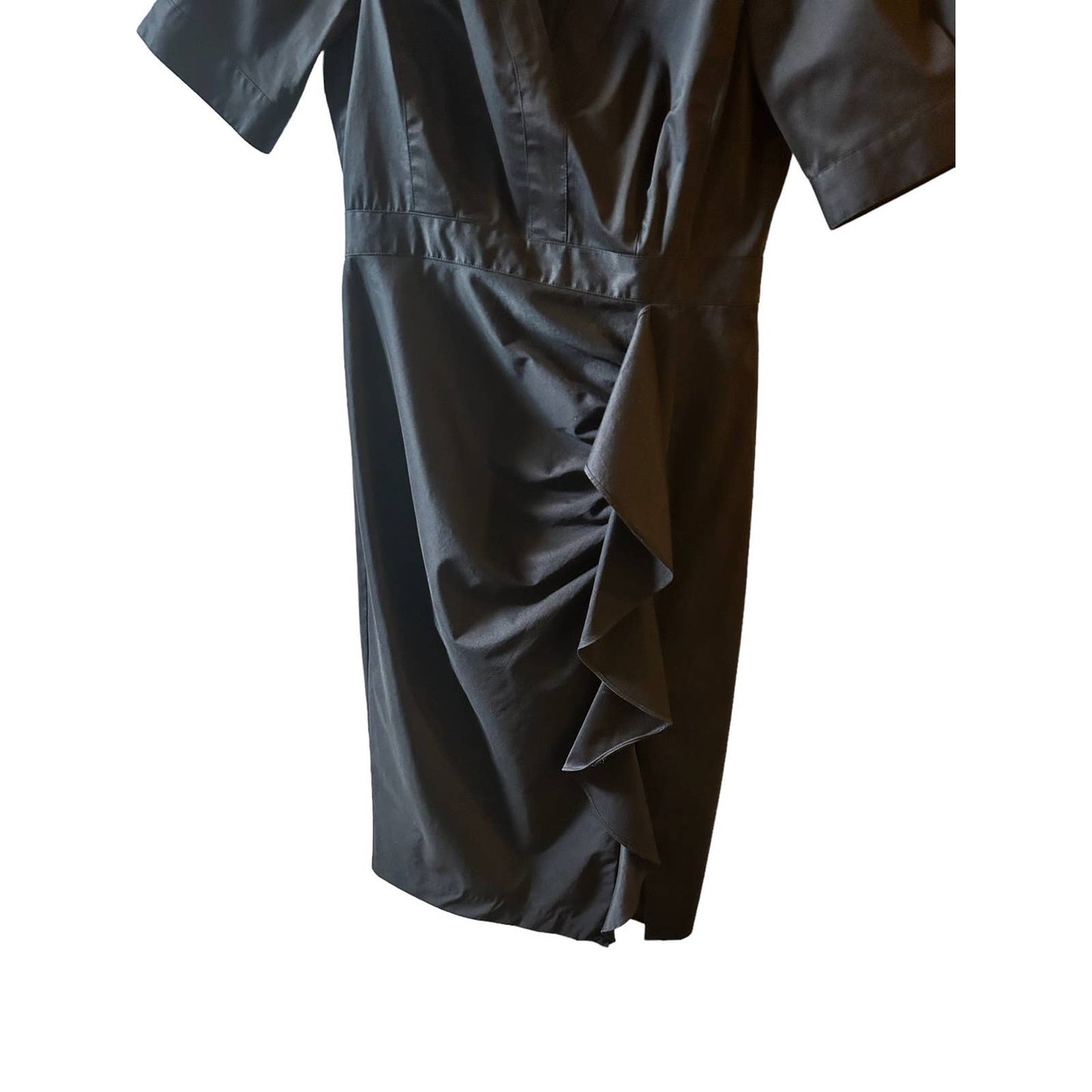 Nanette Lepore Size 4 Black Wrap Dress