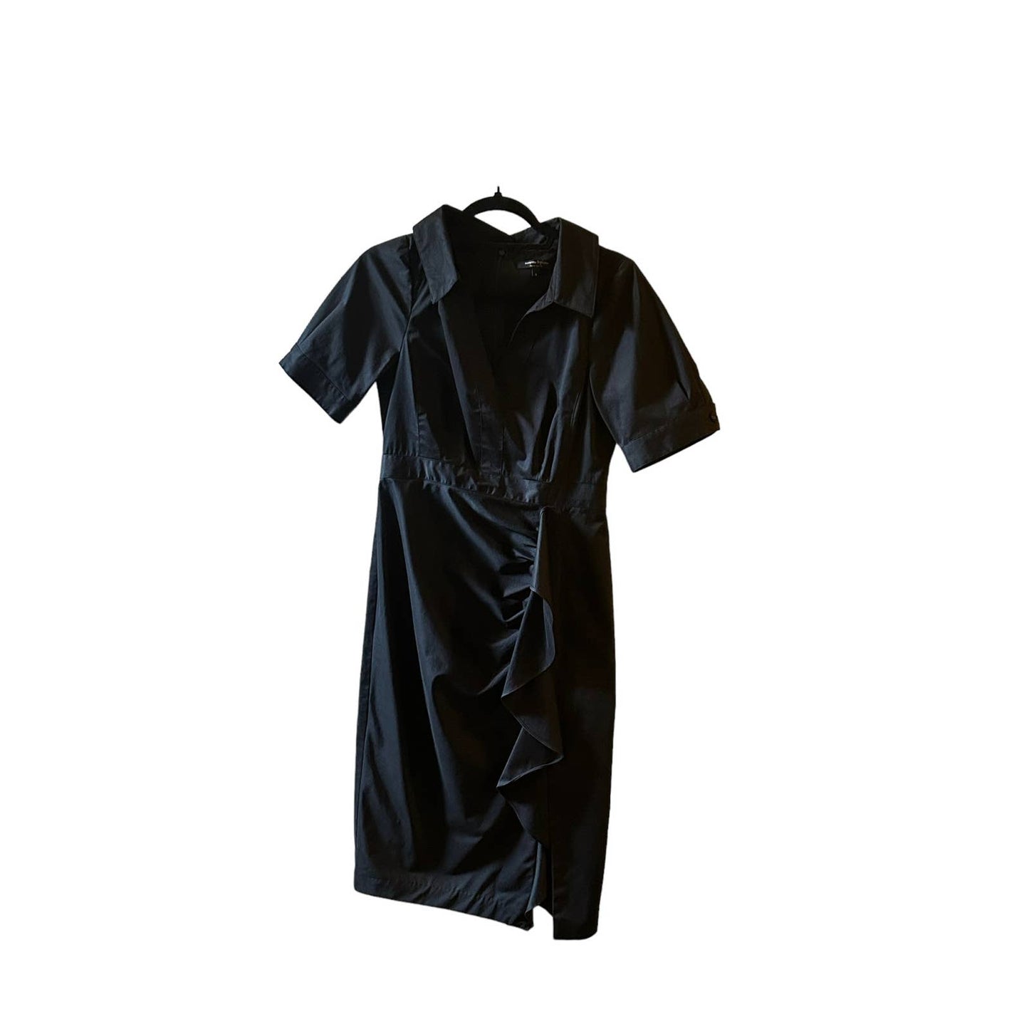 Nanette Lepore Size 4 Black Wrap Dress