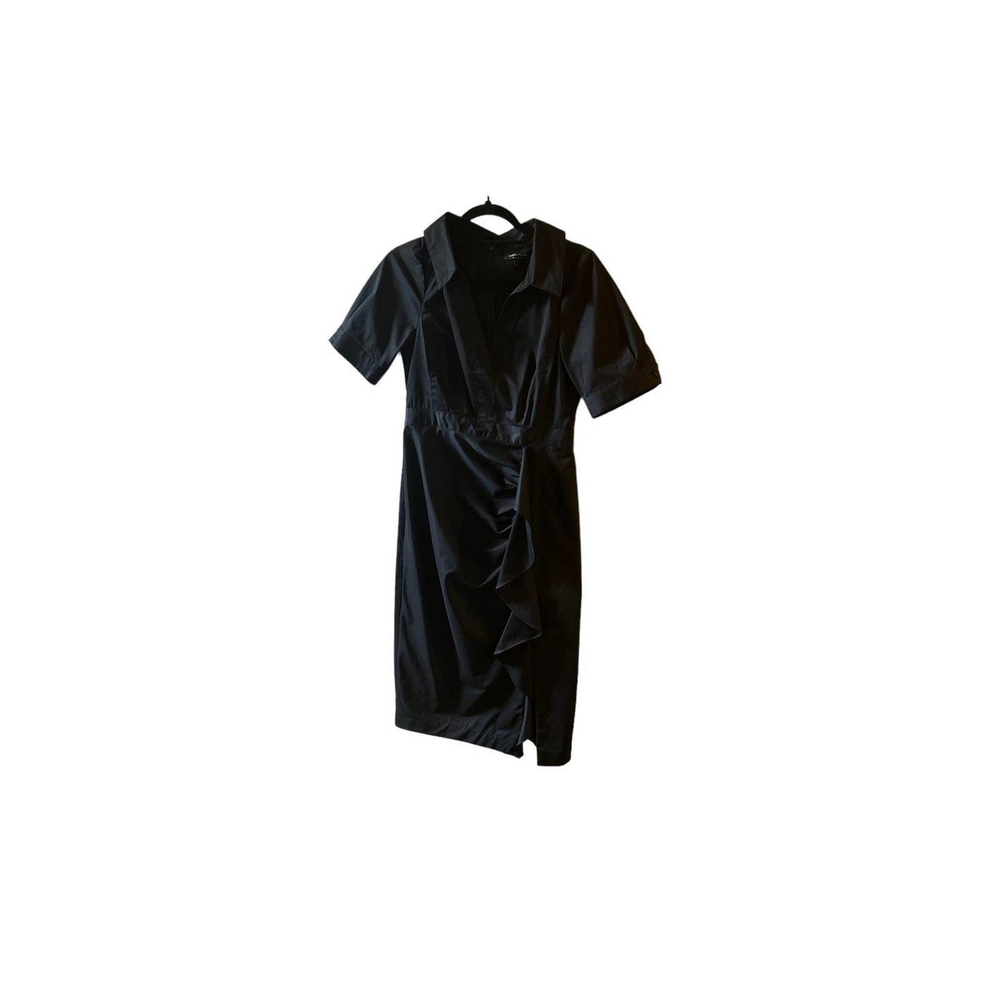 Nanette Lepore Size 4 Black Wrap Dress
