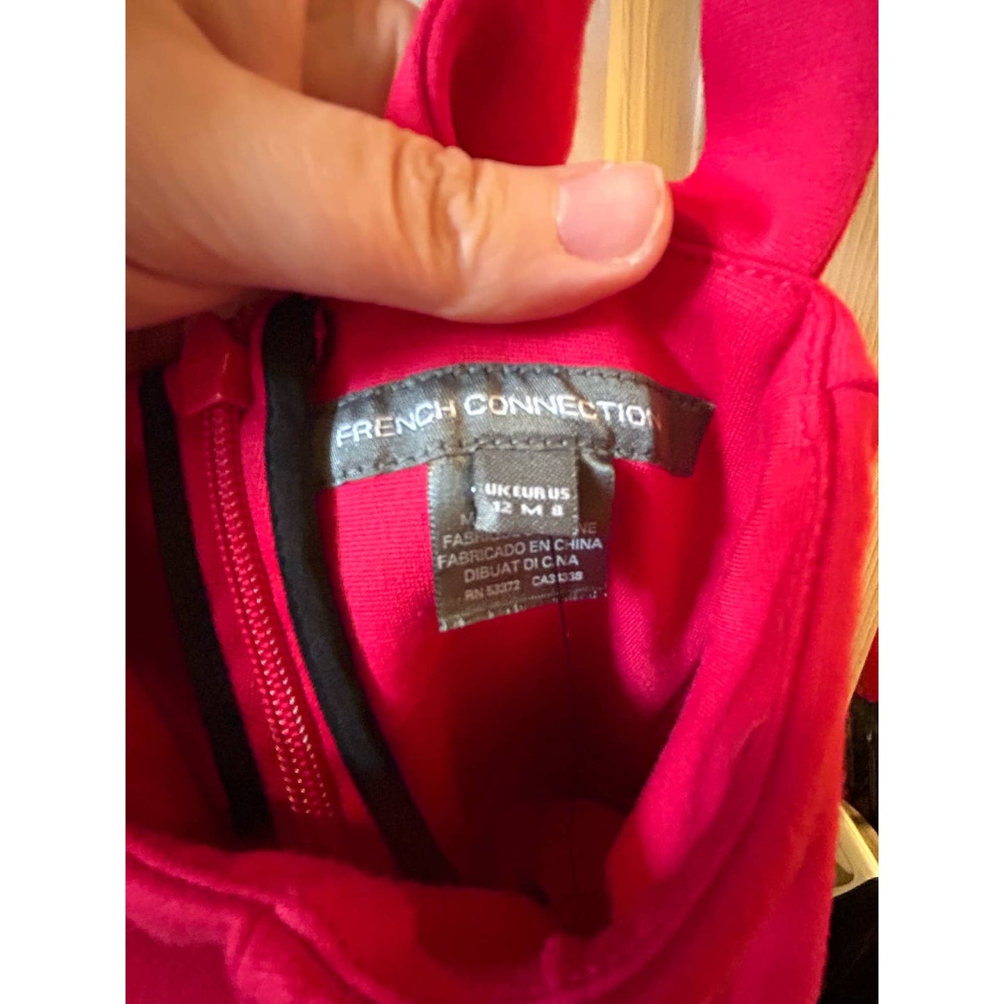 French Connection Size 8 Pink Strappy Dress