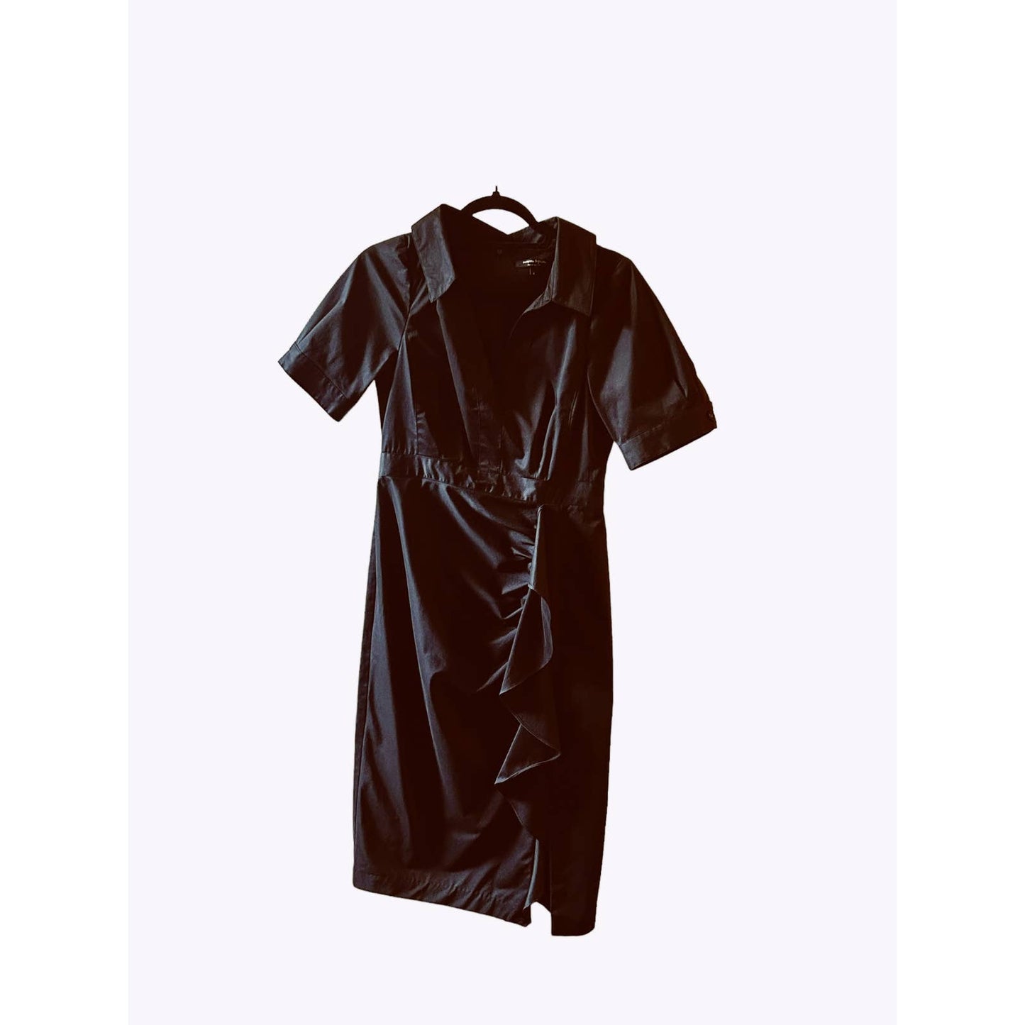 Nanette Lepore Size 4 Black Wrap Dress