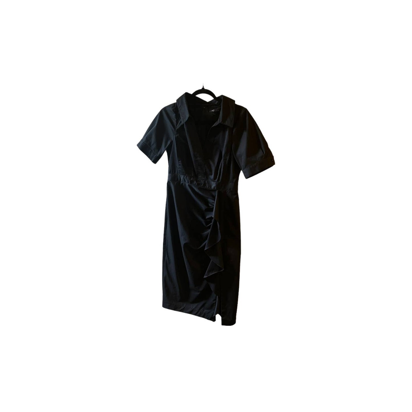 Nanette Lepore Size 4 Black Wrap Dress