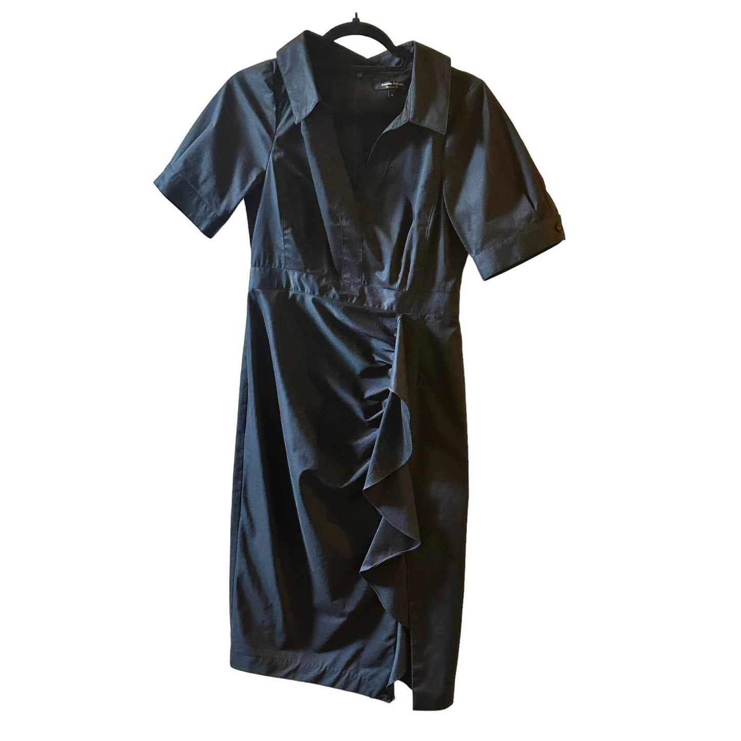 Nanette Lepore Size 4 Black Wrap Dress