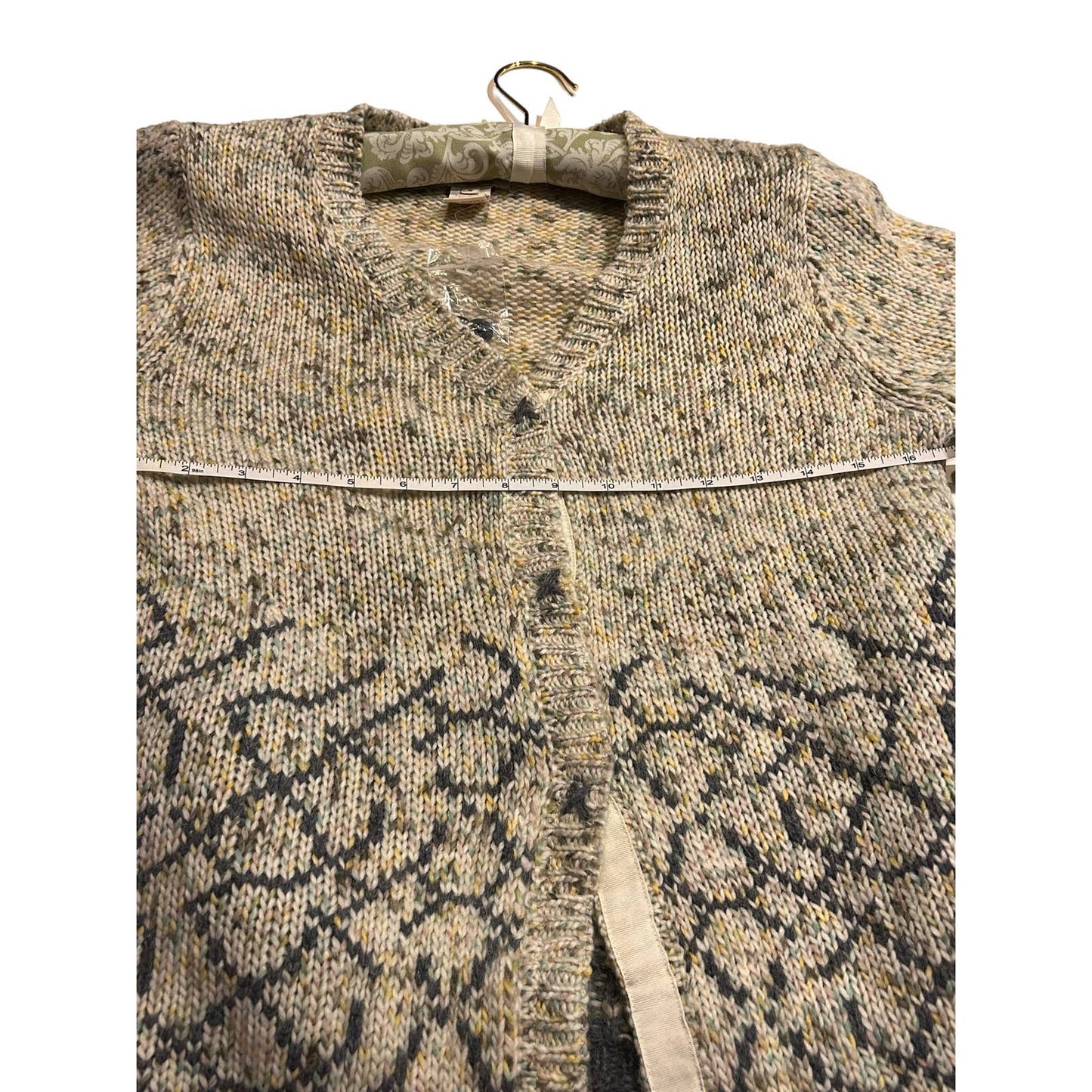 Sundance Wool Alpaca Blend Size Small Snap Button Closure Sweater